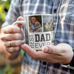 Best Dad Personalized Photos Coffee Mug
