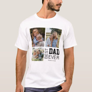 Best Dad Personalized Photos T-Shirt