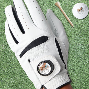 Best Dad Photo Father Golf Glove