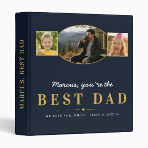 Best Dad Photo Father’s Day Memory Album 3 Ring Binder