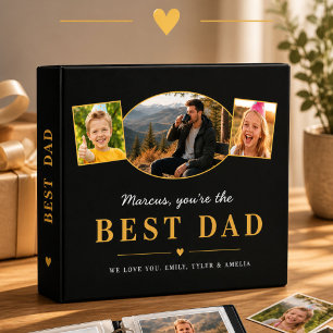 Best Dad Photo Father’s Day Memory Album 3 Ring Binder