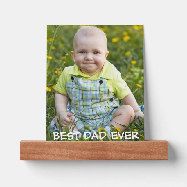 Best Dad Photo  Picture Ledge (Front)