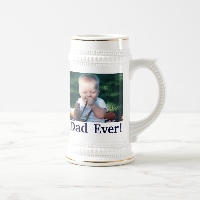 Best Dad Photo Stein (Right)