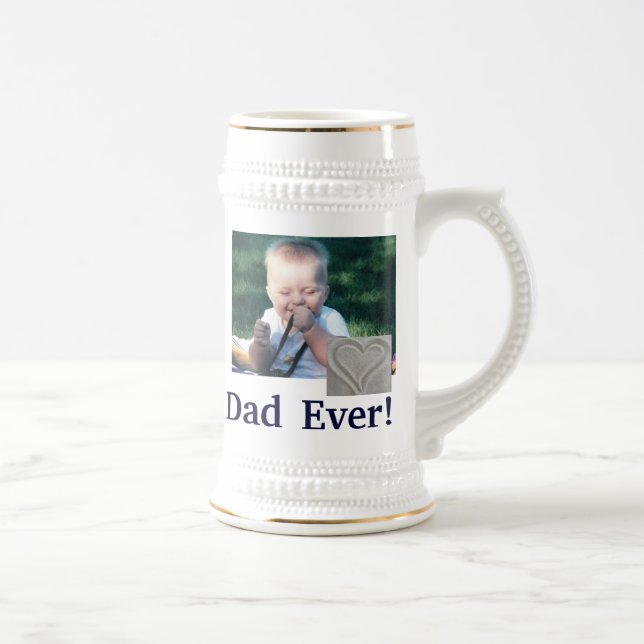 Best Dad Photo Stein (Right)
