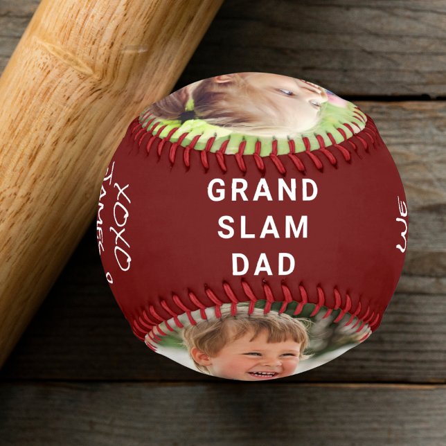 Best Dad Photos Burgundy Baseball (Creator Uploaded)