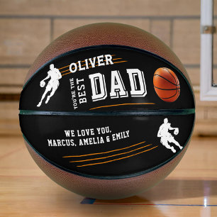 Best Dad Player Silhouette Father Keepsake Basketball