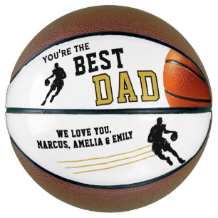 Best Dad Player Silhouette Father Keepsake Basketball