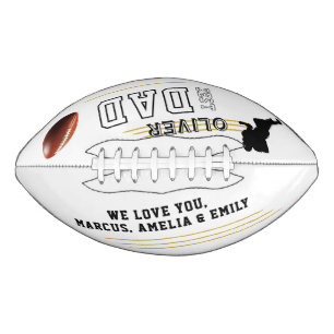 Best Dad Player Silhouette Father Keepsake Football