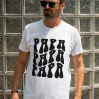Best Dad Retro Wavy – Funny Papa Father’s Day Gift