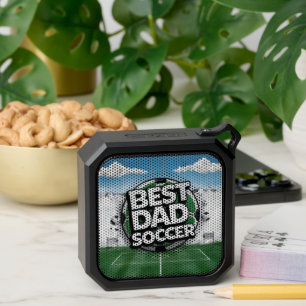 Best Dad soccer fathers day Bluetooth Speaker