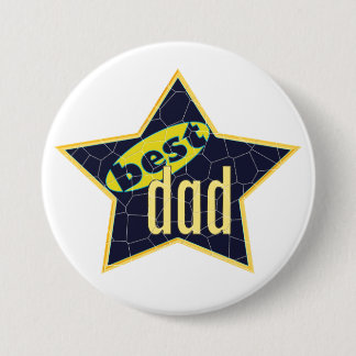 Best Dad Star 2 Pinback Button