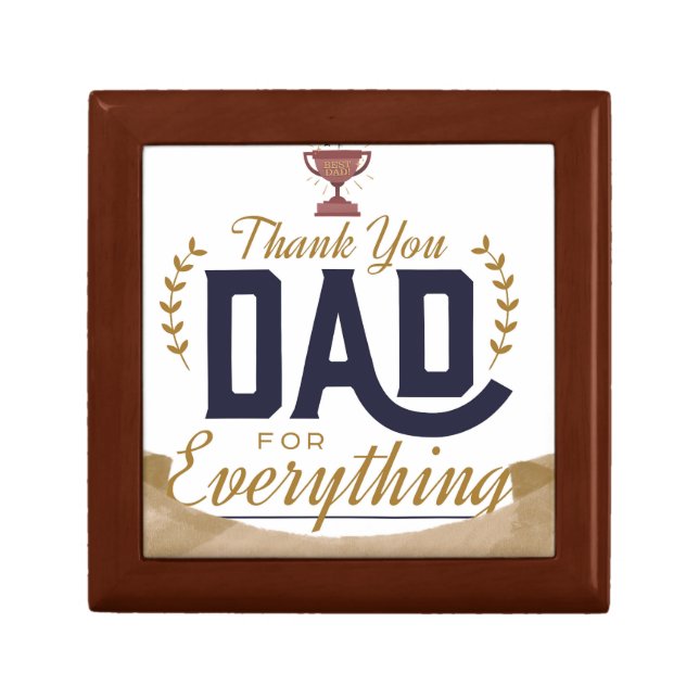 Best Dad – Thank You Design Gift Box (Front)