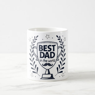 Best Dad Trophy Design – Father’s Day Gift Coffee Mug