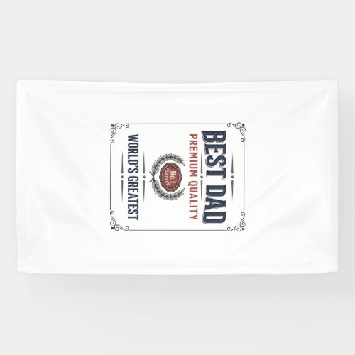 Best Dad Vintage Engraving T-Shirt Design_1 Banner