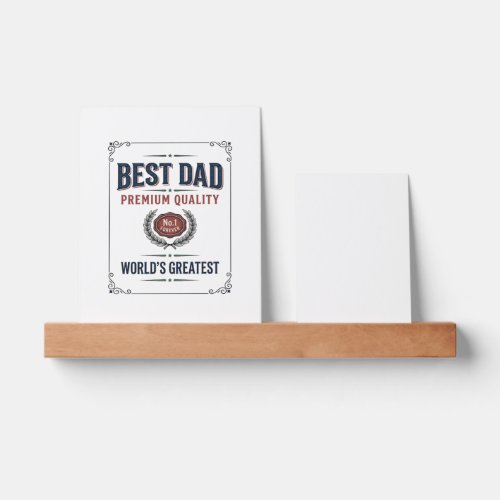 Best Dad Vintage Engraving T-Shirt Design_1 Picture Ledge