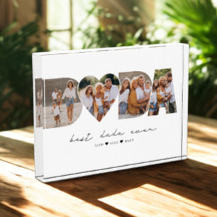 Best Dada Ever 4 Photo Collage First Father's Day