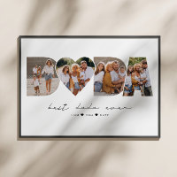 Best Dada Ever 4 Photo Collage First Father's Day