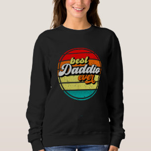 Best Daddio Ever Father Day Grandpa Retro Vintage Sweatshirt