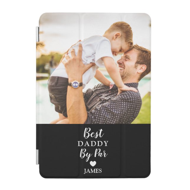 Best Daddy By Par Custom Photo Father's Day Gift  iPad Mini Cover (Front)