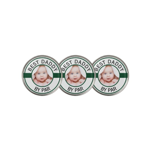 Best Daddy By Par Golfer  Golf Ball Marker (3 Up)