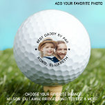Best DADDY By Par Personalized Photo Golf Balls<br><div class="desc">Best Daddy By Par ... Two of your favorite things , golf and your kids ! Now you can take them with you as you play 18 holes . Customize these golf balls with your childs favorite photo and name . Whether it's a birthday, fathers day or Christmas, these dad...</div>