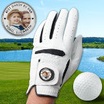 Best DADDY By Par Personalized Photo Golfer Golf Glove<br><div class="desc">Best Daddy By Par ... Two of your favorite things , golf and your kids ! Now you can take them with you as you play 18 holes . Customize these golf glove with golf ball markers with your childs favorite photo and name . Whether it's a birthday, fathers day...</div>