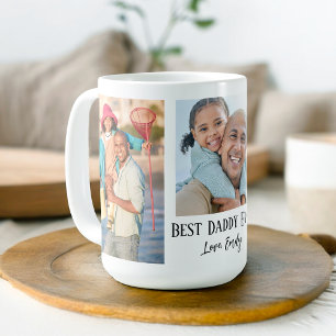 Best Daddy Ever 3-Photo Template Coffee Mug