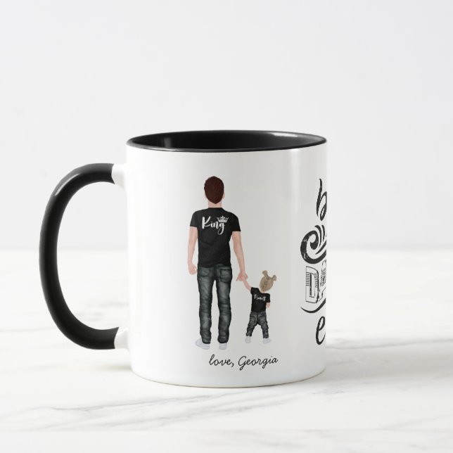Best Daddy Ever | Add Your Photo Mug (Left)