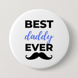 Best Daddy Ever Black Button