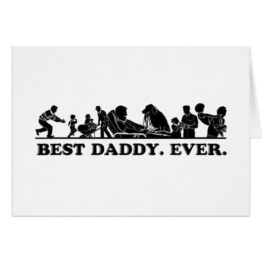 Best Daddy. Ever. Cards (Front Horizontal)