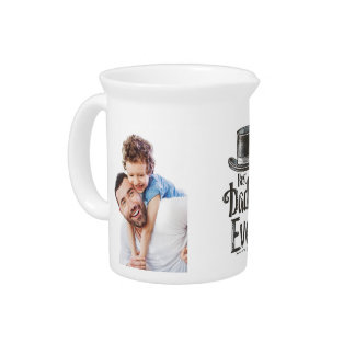 Best Daddy Ever - Custom Gift from Kids Beverage Pitcher