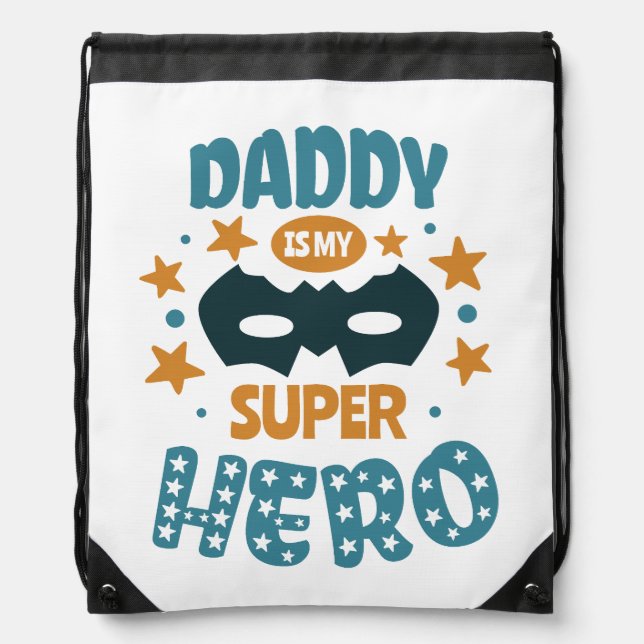 Best Daddy Ever  Drawstring Bag (Front)