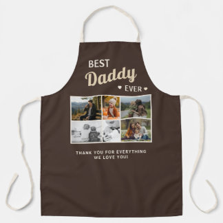 Best Daddy Ever Family Father's Day 6 Photo  Apron