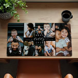 Best Daddy Ever Father's Day Cusotm Photo Collage Desk Mat<br><div class="desc">Transform your father's workspace into a gallery of cherished memories with our Best Daddy Ever Photo Collage Desk Mat. This special, personalized gift is ideal for Father's Day, birthdays, or any occasion to celebrate your dad's unwavering love and support. Our desk mat features a simple yet elegant photo collage grid,...</div>
