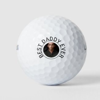 Best Daddy Ever Fathers Day Golf Balls