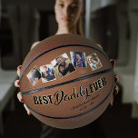 Best Daddy Ever Father's Day Keepsake Basketball<br><div class="desc">Celebrate Father's Day with a thoughtful gift that's more than just a present - it's a keepsake! Our personalized basketball, adorned with five family photos, lovingly inscribes the message 'best daddy ever' in a striking black & gold font. To make it more special, the basketball is further personalized with your...</div>