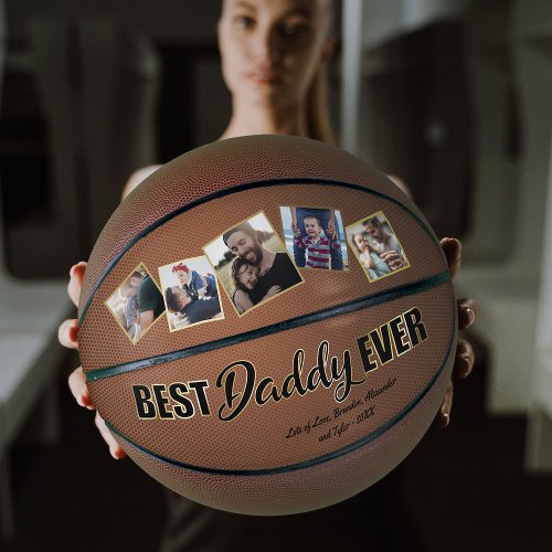 Best Daddy Ever Fathers Day Keepsake Basketball