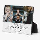 Best Daddy Ever Father's Day Photo Collage Marble