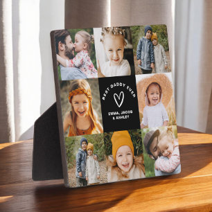 Best Daddy Ever Father's Day Photo Collage Plaque