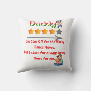 Best Daddy Ever – Funny Father’s Day Gift Throw Pillow
