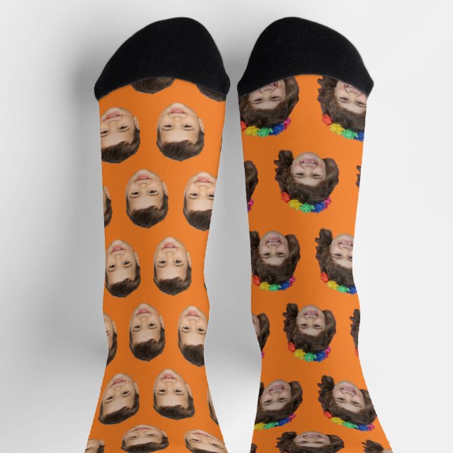 Best Daddy Ever Kid Photos All-Over-Print Socks (Top)