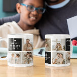 'Best Daddy Ever' Message Custom 7 Photo Collage Coffee Mug<br><div class="desc">Create a custom photo coffee mug for Daddy featuring 7 pictures of your choice displayed in a square grid template layout, three colored cubed areas for you to add your own text. The first cube reads 'Happy Father's Day'. The second cube reads 'Best Daddy Ever' in a combinaton of script...</div>