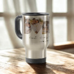 Best Daddy Ever Modern Photo Collage Father's Day Travel Mug<br><div class="desc">This is a photo collage that spells out the word DADDY (with a heart in the middle) along with a custom message. This is the perfect gift for dad or grandpa for father’s day,  his birthday or Christmas. Photos by prostooleh / Freepik.</div>