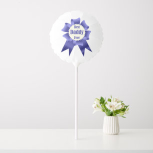Best Daddy Ever winner award ribbon for Father Balloon