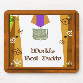 Best Daddy Medal Mousepad