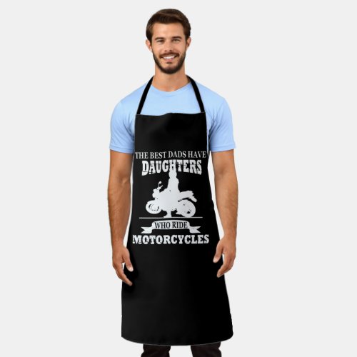 best dads daughter ride motorcycle apron