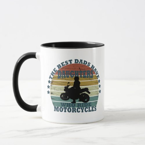 best dads daughter ride motorcycle mug