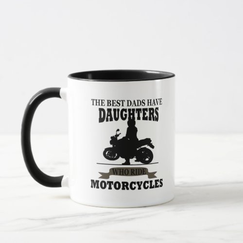 best dads daughter ride motorcycle mug