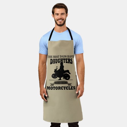 best dads daughters ride motorcycle apron