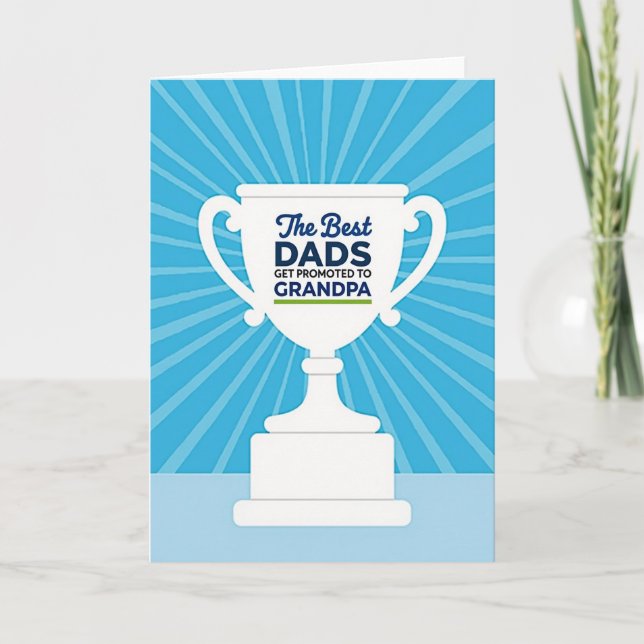 Best Dads Grandpa Award Card (Front)